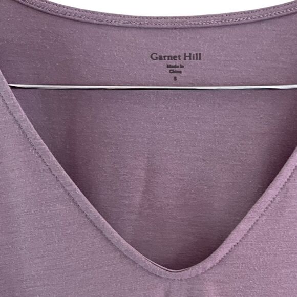 Garnet Hill Recycled Easy Knit Tank Dress in Lavender Purple Size Small - Picture 3 of 7